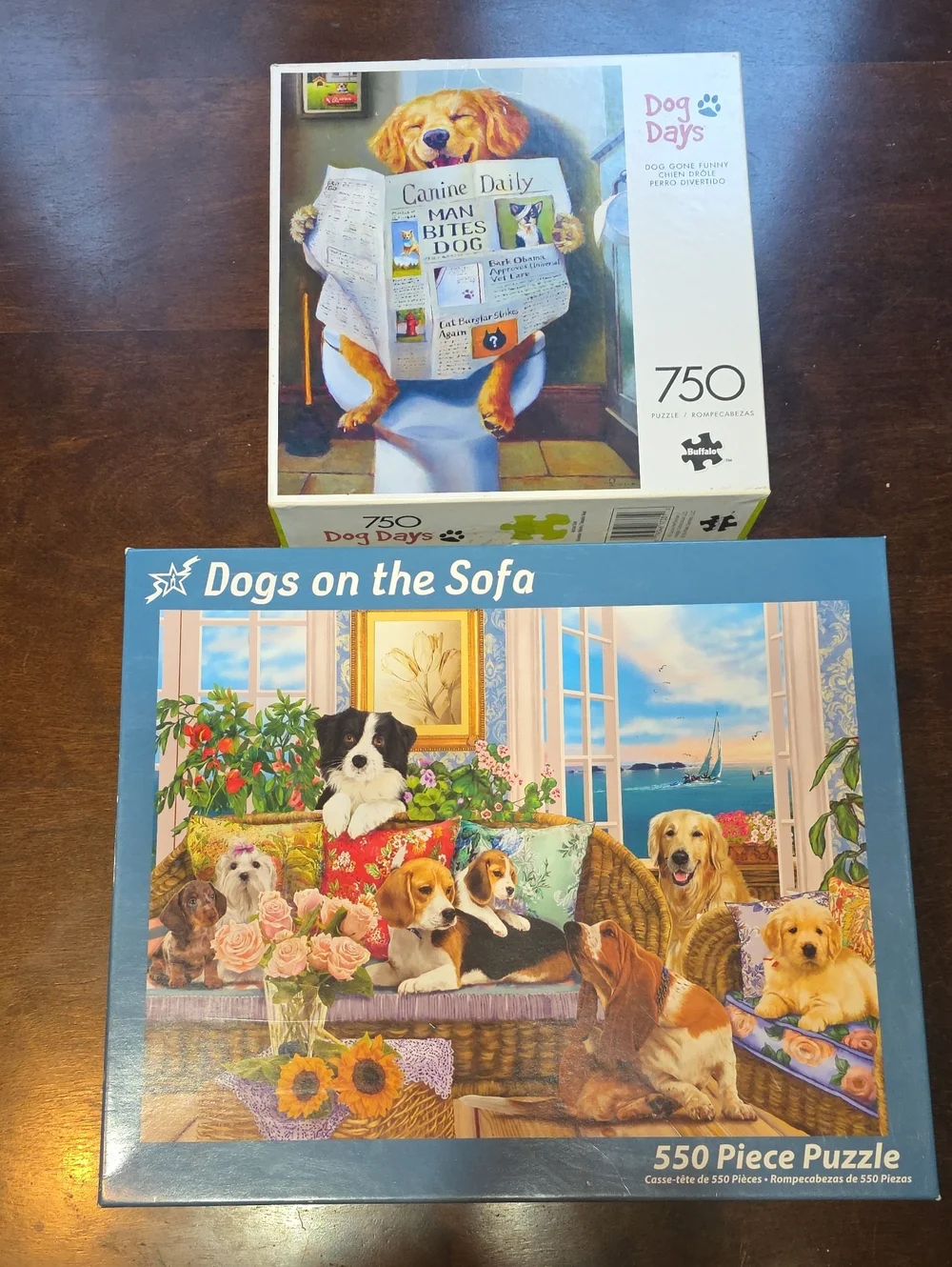 Dog Days & Dogs on the Sofa Puzzle Bundle
